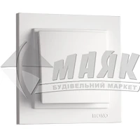 Вимикач одноклавішний Mono Electric DESPINA білий