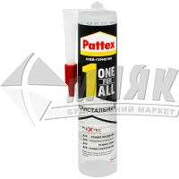 Клей-герметик полімерний Pattex One For All Crystall 290 г прозорий