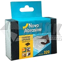 Губка абразивна шліфувальна двостороння Novoabrasive P320 100×68×26 мм