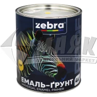 Емаль-ґрунт алкідна ZEBRA PROF 055Р 2,5 кг жовта