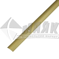 Планка поріжна алюмінієва Алюпро ПК30 ПАС-1179 гладка 5×28×900 мм золото матове