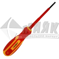 Викрутка шліцева (плоска) діелектрична SIGMA SL3×75 мм 1000В Cr-V