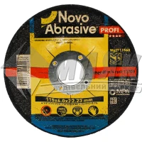 Круг абразивний шліфувальний Novoabrasive 27 14А A24R BF 115×6,0×22,23 мм