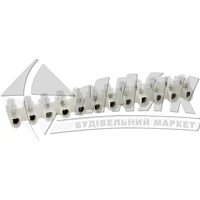 Колодка клемна 10 мм 10А PE-U