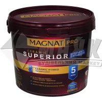 Фарба інтер'єрна Magnat Pro Ceramic Kitchen & Bathroom 5 база А керамічна 2,7 л біла матова