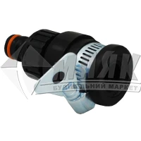 Адаптер пластиковий AQUAPULSE 1/2" з хомутом