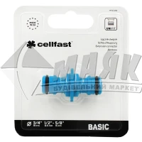 З'єднувач для шланга пластиковий Cellfast двосторонній