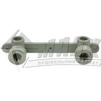 Планка з водорозетками поліпропіленова VS Plast 20 мм х 1/2" сіра