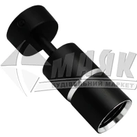 Світильник накладний ARDERO ML312-1 MR16 GU10 IP20 поворотний чорний+хром