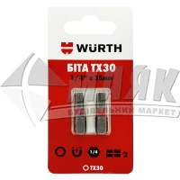 Біта WURTH ТХ30×25 мм 2 шт