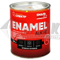 Емаль алкідна Спектр Enamel ПФ-115 0,9 кг жовто-коричнева