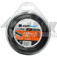 Жилка для газонокосарки Cellfast 2,4 мм × 15 м кругла армована