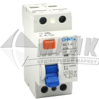 Вимикач диференційний Chint ПЗВ NL1-63 2Р 40А 30 мА
