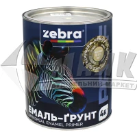 Емаль-ґрунт алкідна ZEBRA PROF 1300 15-1216 Pale Khaki 2,5 кг