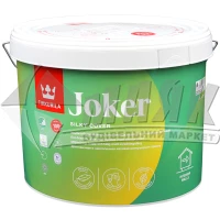Фарба інтер'єрна Tikkurila Joker акрилатна 9 л біла шовковисто-матова