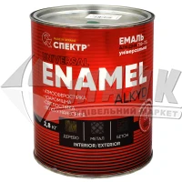 Емаль алкідна Спектр Enamel ПФ-115 2,8 кг зелена