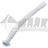 Труба гофрована з гайкою ANI Plast К216 1 1/4" 50/40 мм подовжена