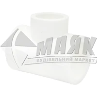 Трійник поліпропіленовий редукційний Tebo 32×25×32 мм білий