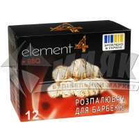 Розпалювач вогню Element з деревної шерсті 12 шт