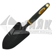 Лопата садова широка СИЛА 85×325 мм прогумована ручка