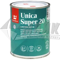 Лак яхтовий Tikkurila Unica Super для внутрішніх та зовнішніх робіт 0,9 л напівматовий