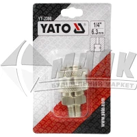 Муфта універсальна швидкознімна YATO 1/4" зовнішня різьба