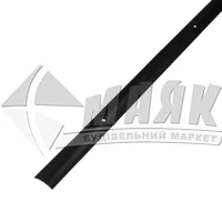 Планка поріжна алюмінієва Алюпро ПК30 ПАС-1179 гладка 5×28×1800 мм бронза матова