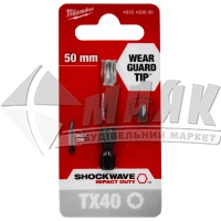 Біта MILWAUKEE SHOCKWAVE T40×50 мм