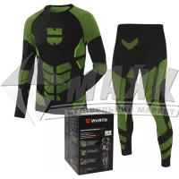 Комплект термобілизни WURTH MODYF L/XL чорно-зелений