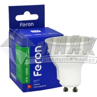 Лампа світлодіодна точкова Feron 10Вт GU10 MR16 6500°К (LB-217)