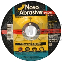 Круг абразивний шліфувальний Novoabrasive 27 14А A24R BF 125×6,0×22,23 мм
