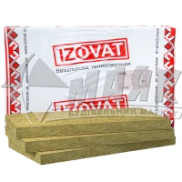 Вата мінеральна базальтова Izovat Fasad 100 мм до 125 кг/куб.м 1,2 кв.м