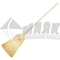 Віник Сорго дерев'яна ручка