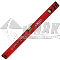 Рівень алюмінієвий магнітний KAPRO Spirit 2 капсули 80 см