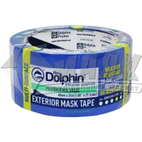 Стрічка малярна Blue Dolphin TARP & STUCCO 48 мм×25 м синя