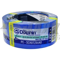 Стрічка малярна Blue Dolphin TARP & STUCCO 48 мм×50 м синя