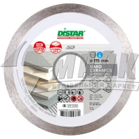 Диск алмазний відрізний DiStar 1A1R Hard Ceramics 115×1,4×10×22,23 мм суцільний