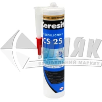 Герметик для швів Ceresit CS 25 FlexSilicone 280 мл тофі