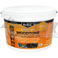 Лак для деревини Arsal WOODTONE AQUA 3в1 акриловий просочувальний 2 л сосна