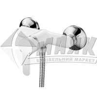 Змішувач для душових кабін LEDEME 1Р LM2003 W білий
