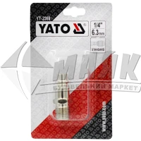 Ніпель універсальний швидкознімний YATO 1/4" зовнішня різьба