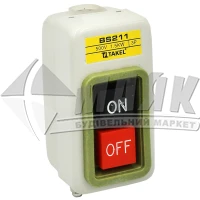Вимикач кнопковий TAKEL BS211 3Р 6А 230/400В ІР40