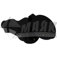 Розетка штепсельна із заземленням Violux 16А 250В каучукова чорна