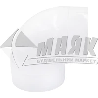 Коліно вентиляційне airRoxy 90° 125 мм