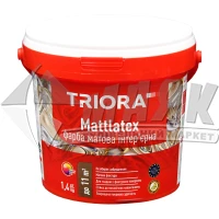 Фарба інтер'єрна TRIORA Mattlatex 1,4 кг біла матова
