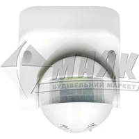 Датчик руху Feron LX39/SEN11 180° настінний 1,2 кВт білий