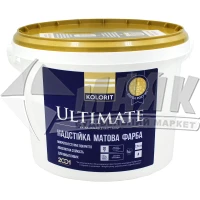 Фарба інтер'єрна Kolorit Ultimate база А надстійка акрилатна 2,7 л біла матова