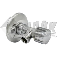 Кран вентильний кутовий ALBERTONI 1/2"×3/8"