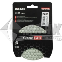 Круг алмазний полірувальний DiStar CleanPad №200 100×3×15 мм