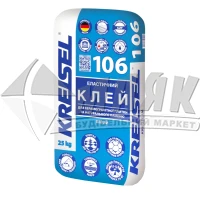 Клей для облицювальної плитки Kreisel 106 еластичний 25 кг білий